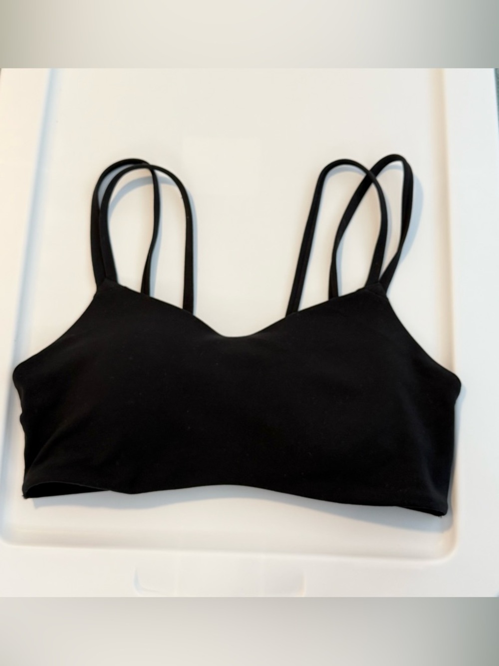 Nike Zenvy Strappy Sports Bra - Black Size Medium